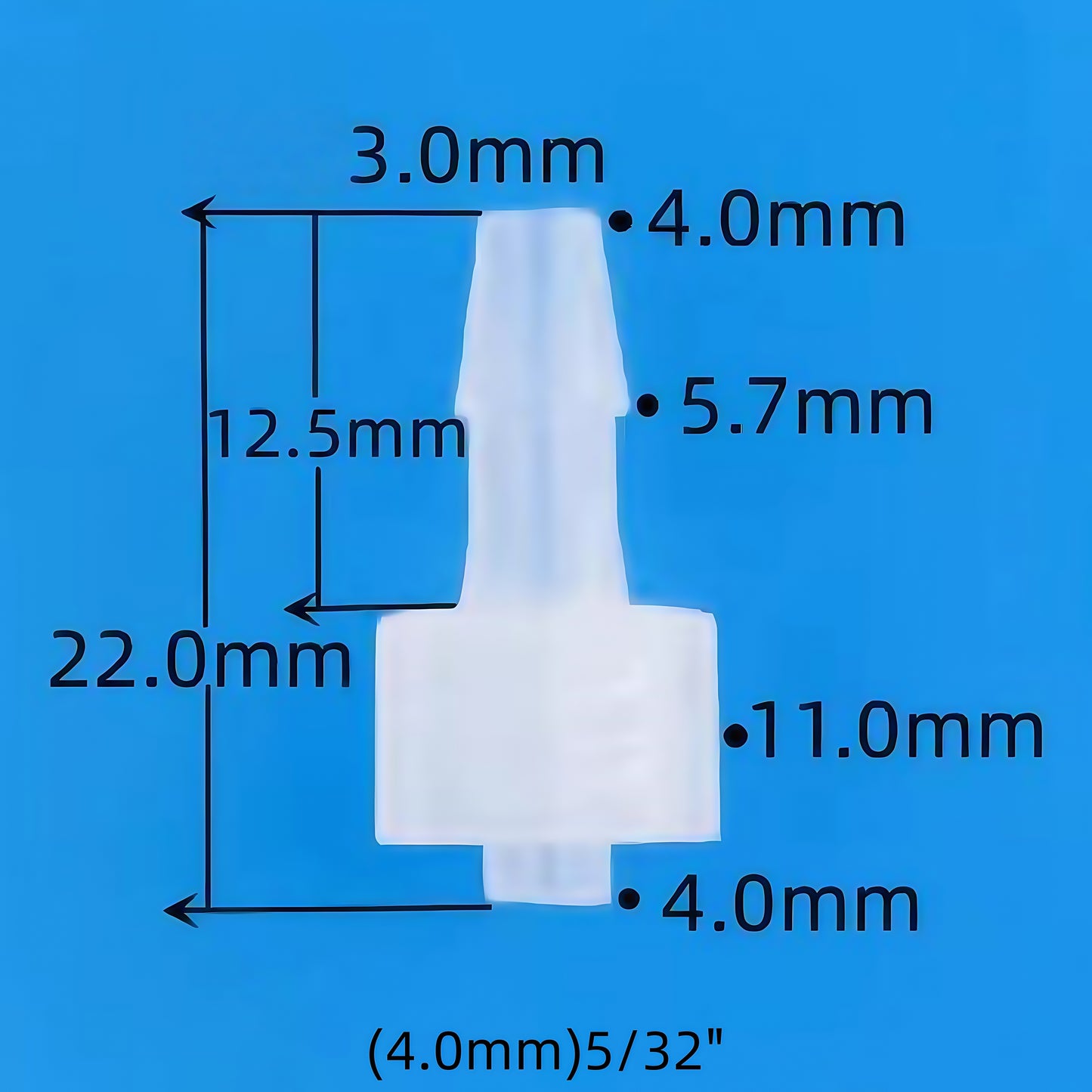 High-Purity Male Luer Barb Connector — Food-Grade PP, Leak-Resistant
