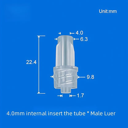 Luer Fittings ,Luer Lock Adapter Tubing Connection, Polycarbonate