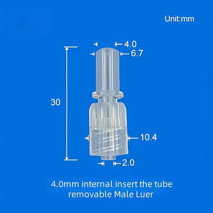 Luer Fittings ,Luer Lock Adapter Tubing Connection, Polycarbonate
