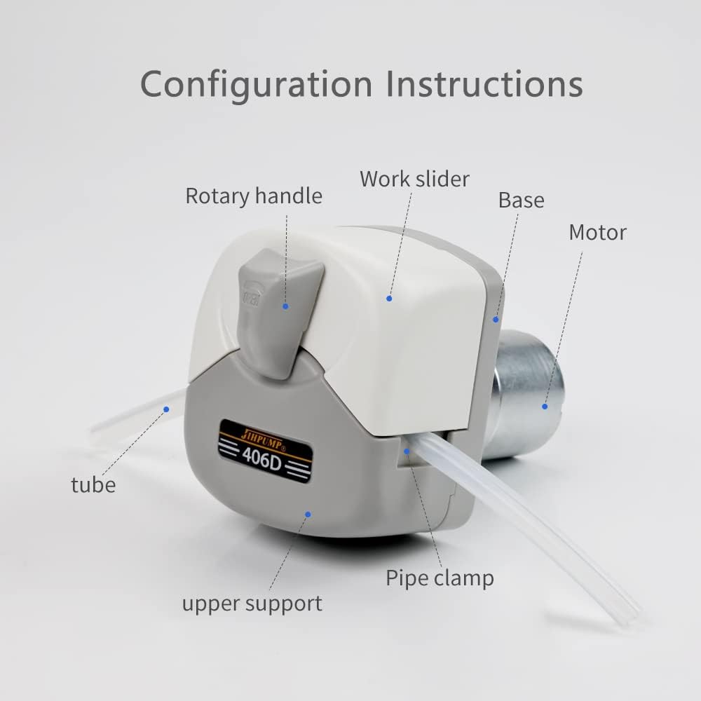 406D Peristaltic Pump Product Overview - Chemical Resistant Fluid Pump

