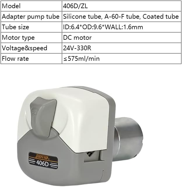406D Peristaltic Pump Application - Versatile Metering Pump for Lab and Industrial Use
