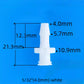 Female Luer Plastic Hose Barb Lock Connector Durable Medical Grade