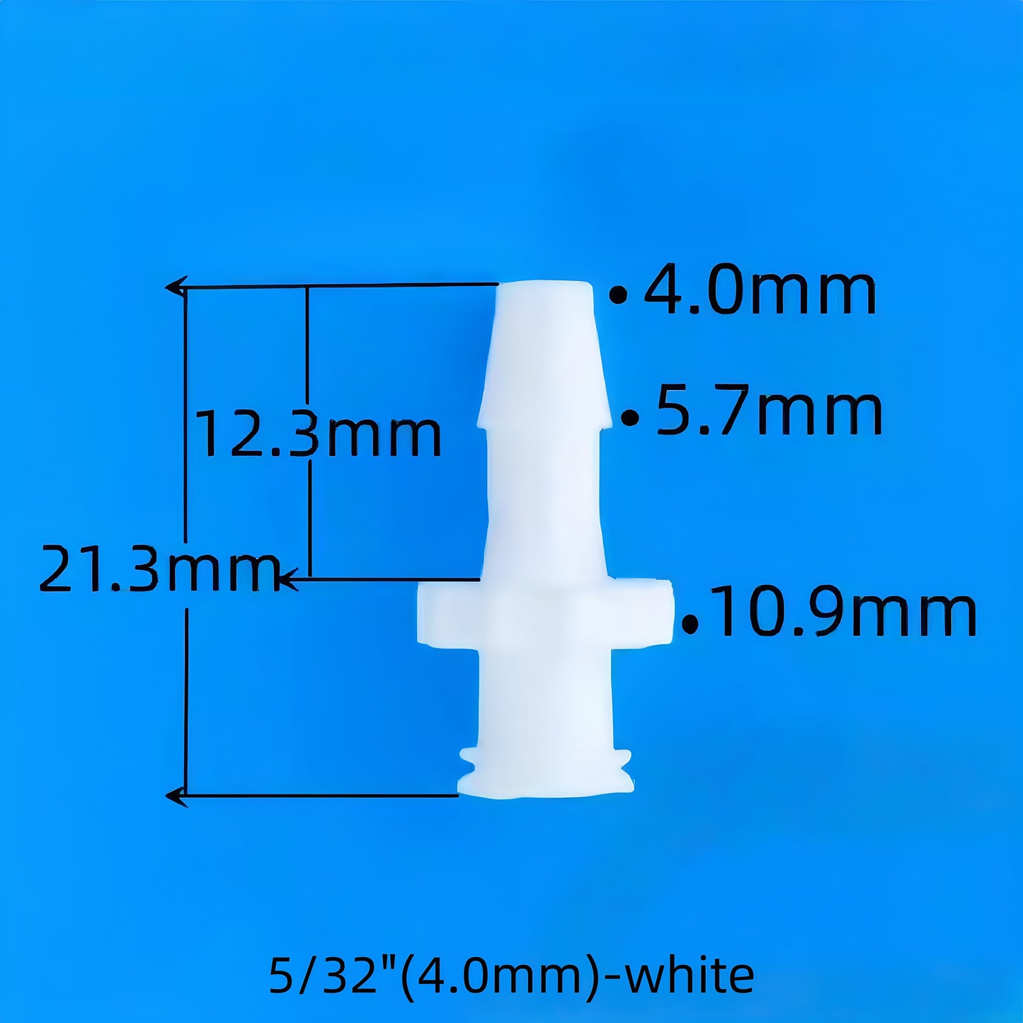 Female Luer Plastic Hose Barb Lock Connector Durable Medical Grade