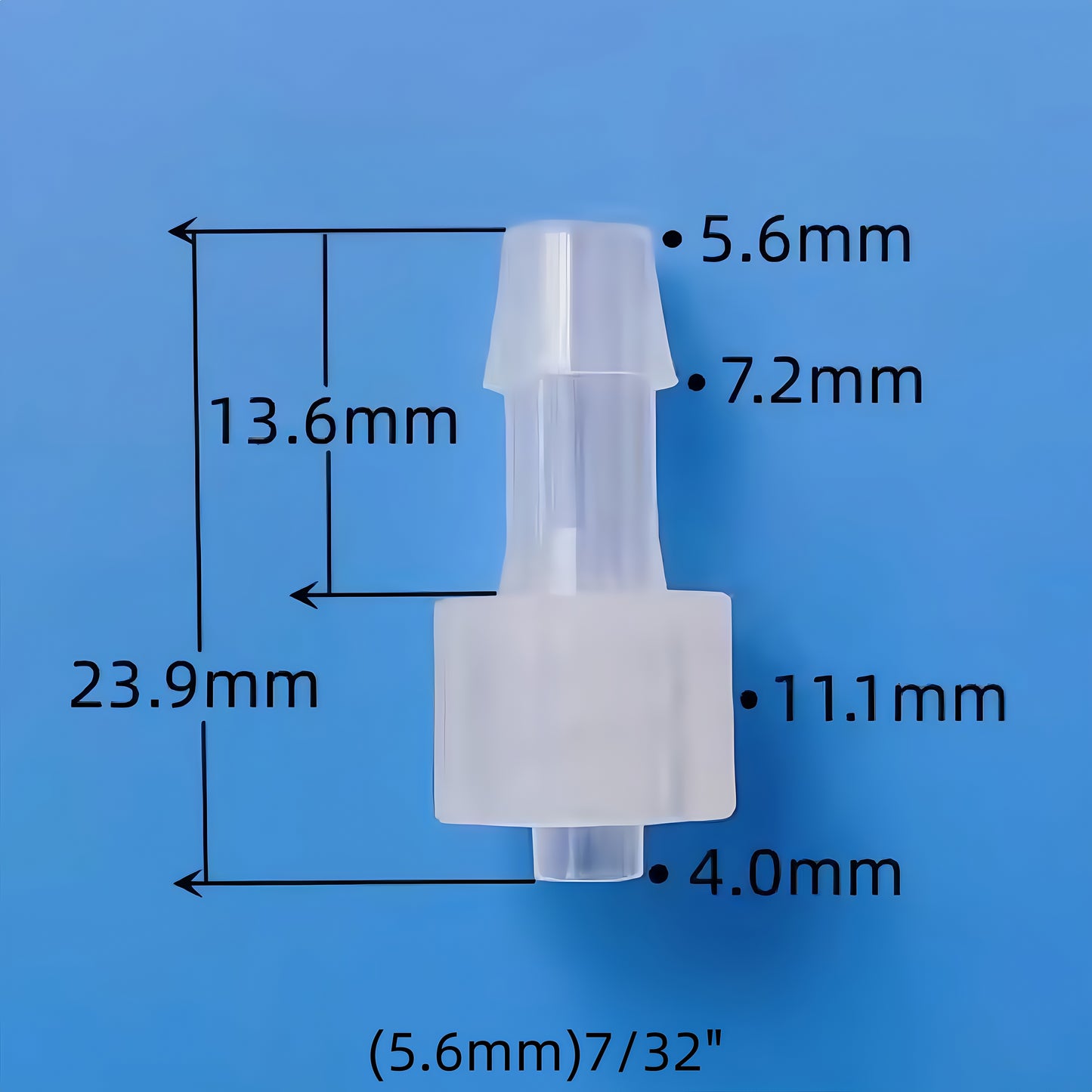 High-Purity Male Luer Barb Connector — Food-Grade PP, Leak-Resistant