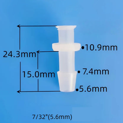 Female Luer Plastic Hose Barb Lock Connector Durable Medical Grade
