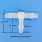 Equal Diameter T-Type Barbed Tee Connector – Durable PP Plastic Hose Joint for Secure and Leak-Free Plumbing