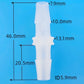 Equal Barb Hose Fittings – Food Grade Plastic Tube Connectors (PP)