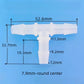Equal Diameter T-Type Barbed Tee Connector – Durable PP Plastic Hose Joint for Secure and Leak-Free Plumbing