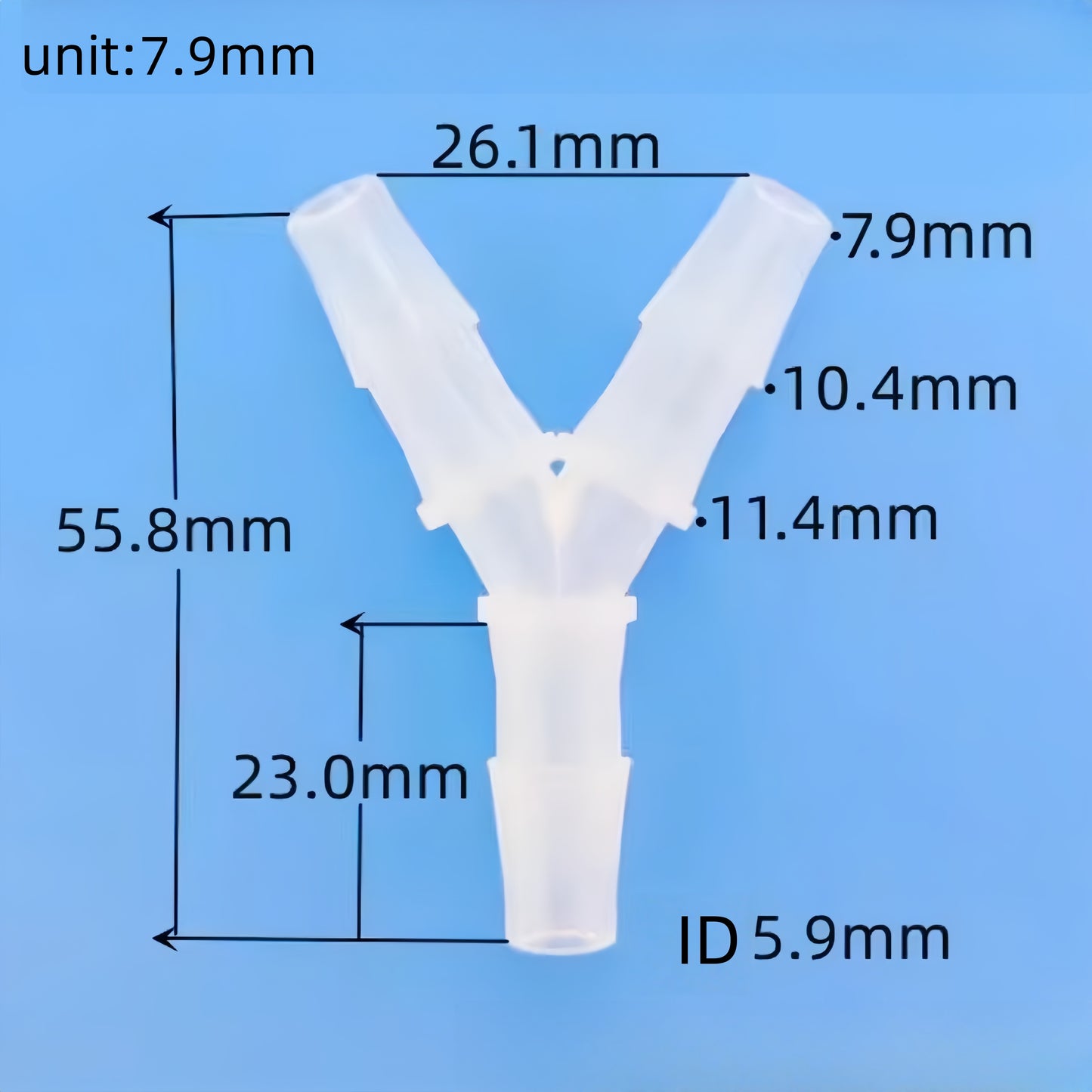 Premium PP Y‑Type Y Barb Connector | Heat & Chemical Resistant