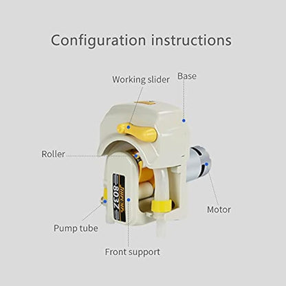 803Z Large Flow Peristaltic Pump - 24V DC Motor for Viscous Fluids