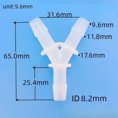 Premium PP Y‑Type Y Barb Connector | Heat & Chemical Resistant