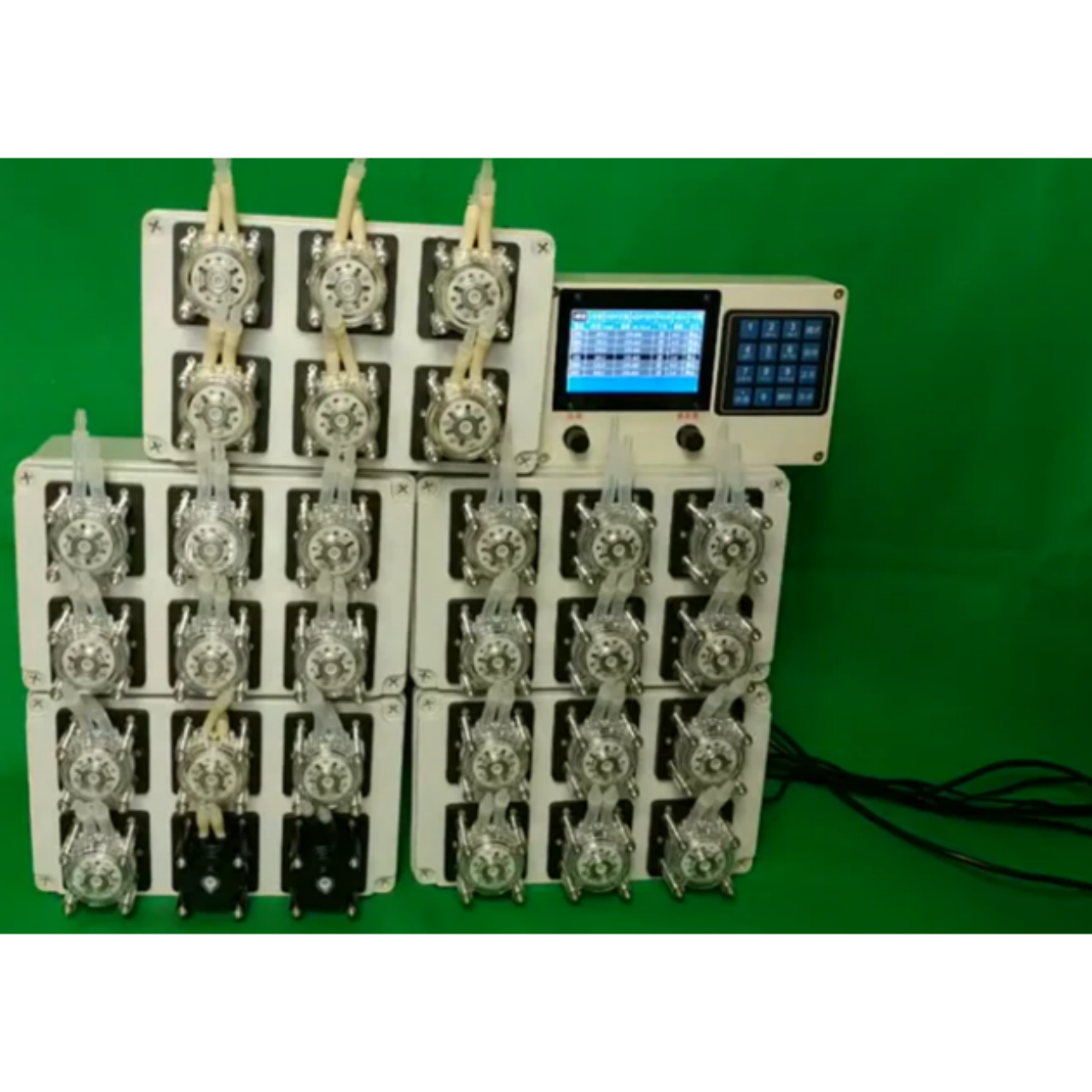 Accurate Multi Channel Peristaltic Pump Multistage Accuracy Timing Quantitative Filling Liquid Pump Support RS485 MODBUS