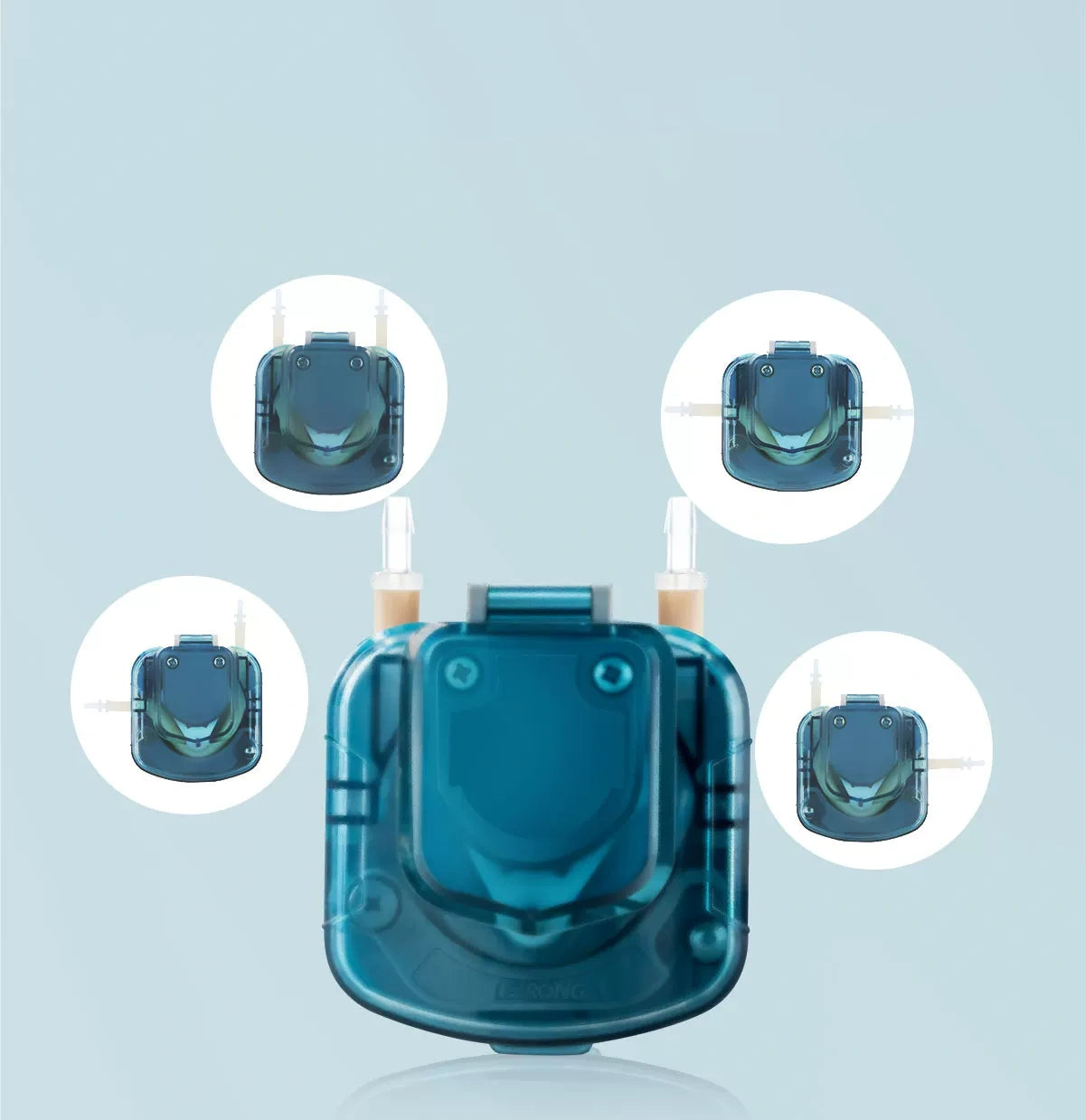 BP1000 Brushless DC Peristaltic Pump 1100-1250ml/min High Flow Long Life Low Noise Imported Tubing Medical Lab Filling