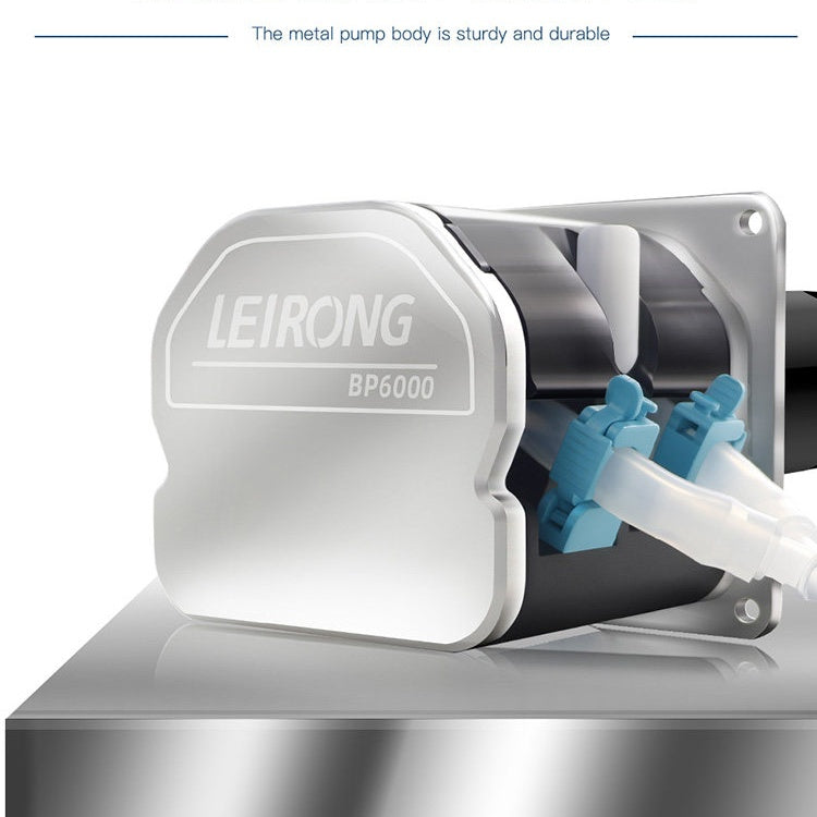 BP6000 High-Flow Peristaltic Pump - 1.8-6.1L/min Low Pulsation High Precision for Lab / Milk Tea Machine