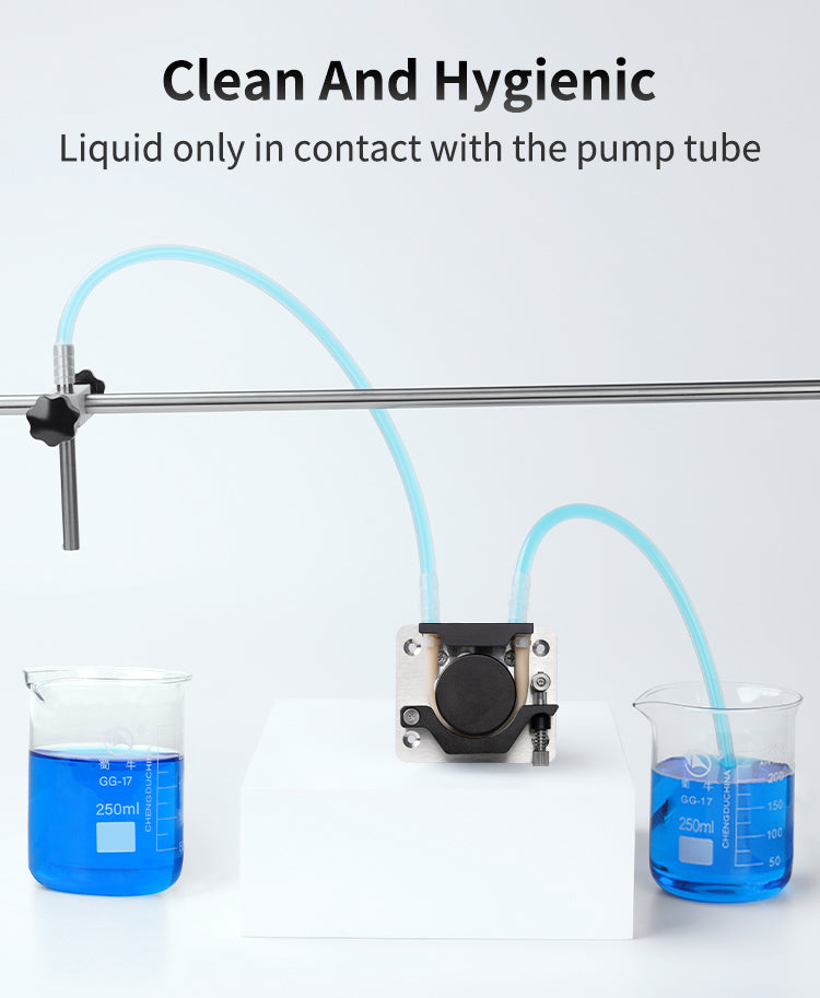 BPB Pro Lab Peristaltic Pump - Stepper Motor Driven Low Flow Precision Fluid Delivery System
