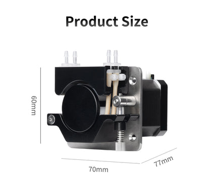 ForeShine BPE stepper motor peristaltic pump - high precision 100ml/min lab dispensing pump for chemical and pharmaceutical use

