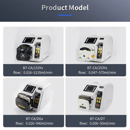 BT-100CA/DT Multi Channels Peristaltic Pump Lab, Multi Heads Pump with Tubing Liquid Pump AC110V -220V