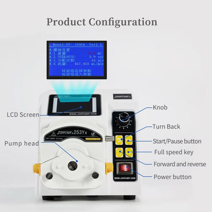 BT-600CA Intelligent Peristaltic Pump – Product Configuration and Specifications
