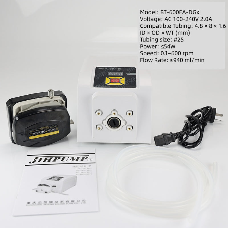 BT-600EA 110v 220v High Volume Peristaltic Pump Manufacturers for Sale Adjustable Flow Rate Liquid Transfer Multi Heads Stackable