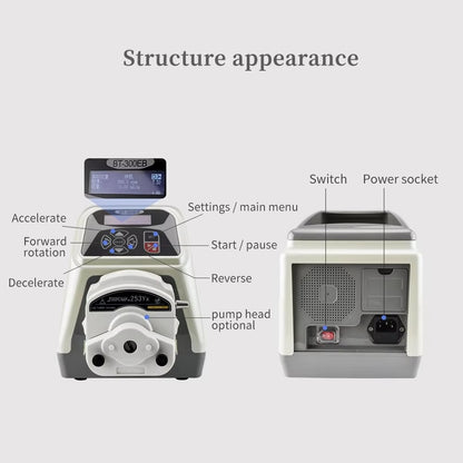 BT-600EB Peristaltic Pump – Broad Applications in Lab, Medical, Food & Industrial Fields
