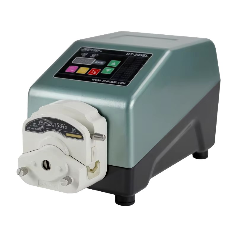 BT-600EL peristaltic pump specifications overview – flow rate up to 3000 mL/min, RS485 Modbus and analog signal control
