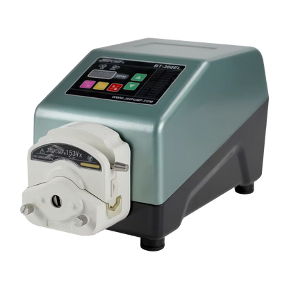 BT-600EL peristaltic pump specifications overview – flow rate up to 3000 mL/min, RS485 Modbus and analog signal control
