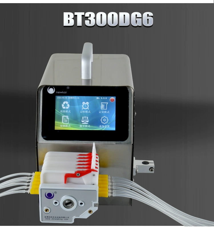 BT6003DG Micro Flow Peristaltic Pump, Multi-channel Microliter Filling Machine