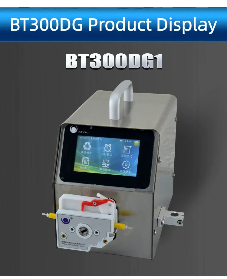 BT6003DG Micro Flow Small Electric Liquid Filling Machine High Precision Multi-channel Microliter Filling Peristaltic Pump