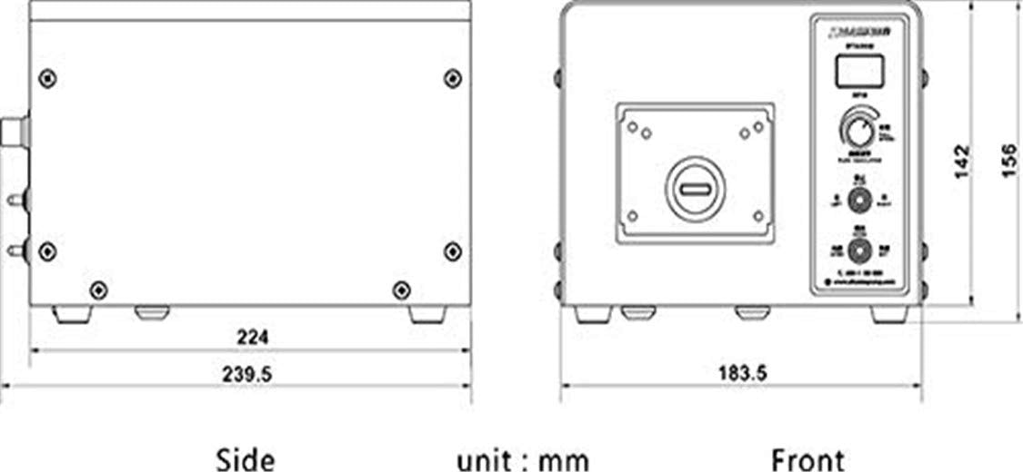 BT600M YZ25 Variable Speed Peristaltic Pump, High Flow, External Control