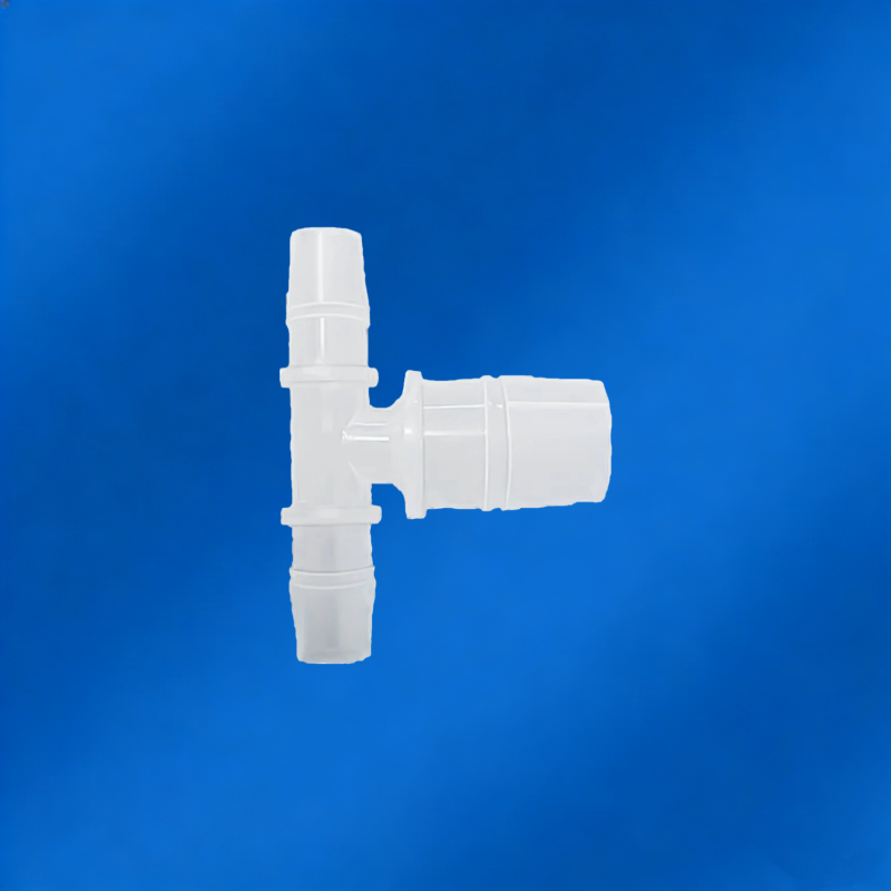 100 pk  Barb Tee 3-Way Adapter, Reducing Tee Hose Connectors, Plastic