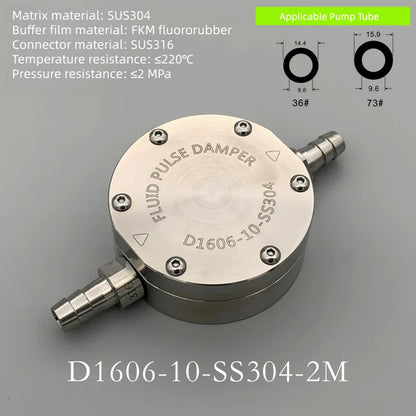 D1606-10 Three-Wing Pulsation Dampener for Peristaltic Pumps