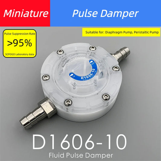 D1606-10 Three Wing Rectification Buffer Liquid Pulsation Dampener for Pump Tubing 36# 73#