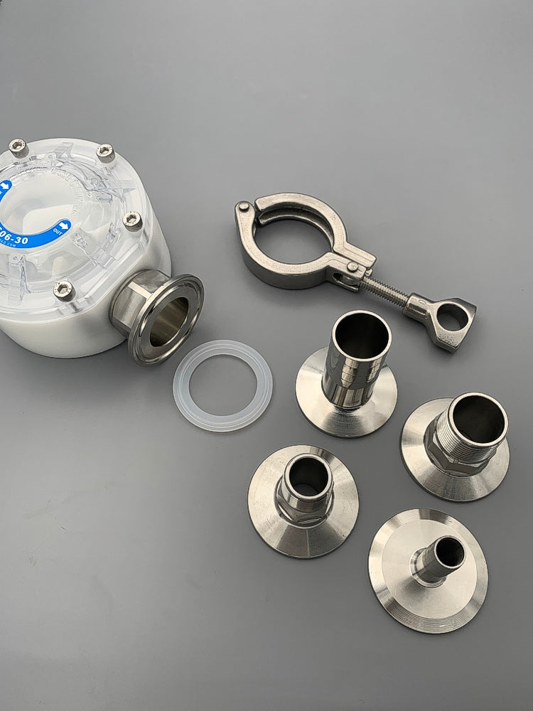 D1606-30 Pulsation Dampener Liquid Pulsation Damper Chemical Resist for Tubing 12-30mm ID