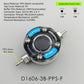 D1606-3 Micro Fluid Pulse Damper Liquid Pulsation Dampener Peristaltic Pump Buffer Rectifier for Tube 13# 14# 19# 16# 15#