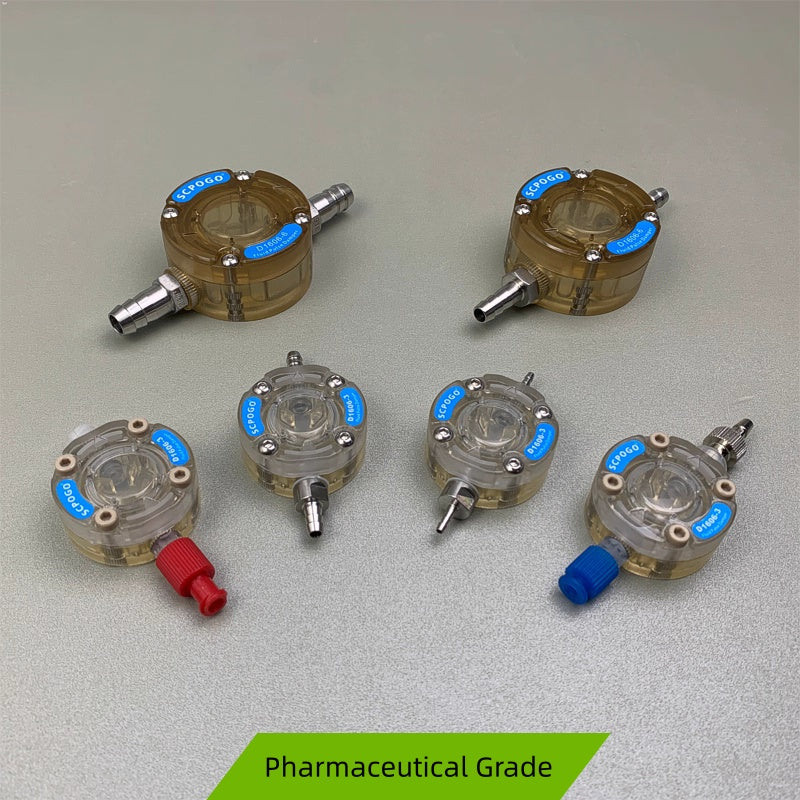 Amortiguador de pulso de fluido micro D1606-3 Rectificador de búfer de bomba peristáltica para tubo de bomba 13# 14# 19# 16# 15# 