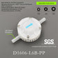 D1606-L6-PP Industrial Fluid Pulse Dampener | ≥95% Pulsation Reduction for Peristaltic Pumps