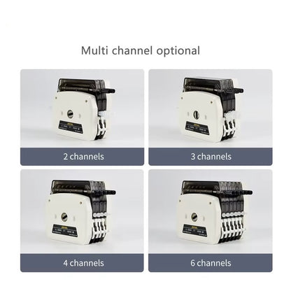 DT Peristaltic Pump Head Multi-Channel Options – 2, 3, 4, 6 Channel Configurations Available
