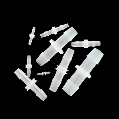 Equal Barb Hose Fittings – Food Grade Plastic Tube Connectors (PP)