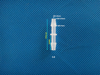 Equal barb hose fitting PP polypropylene connector acid alkali resistant
