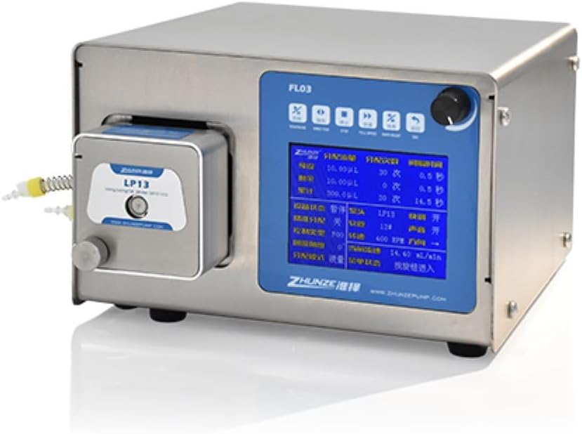 FL03 LP13 Peristaltic Pump Close-Up View - High Accuracy Microliter Flow Control for Lab Applications

