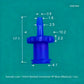 Luer Fittings Barb Luer Lock Adapters Plastic, PP, Medical Luer Fittings Tube Connection