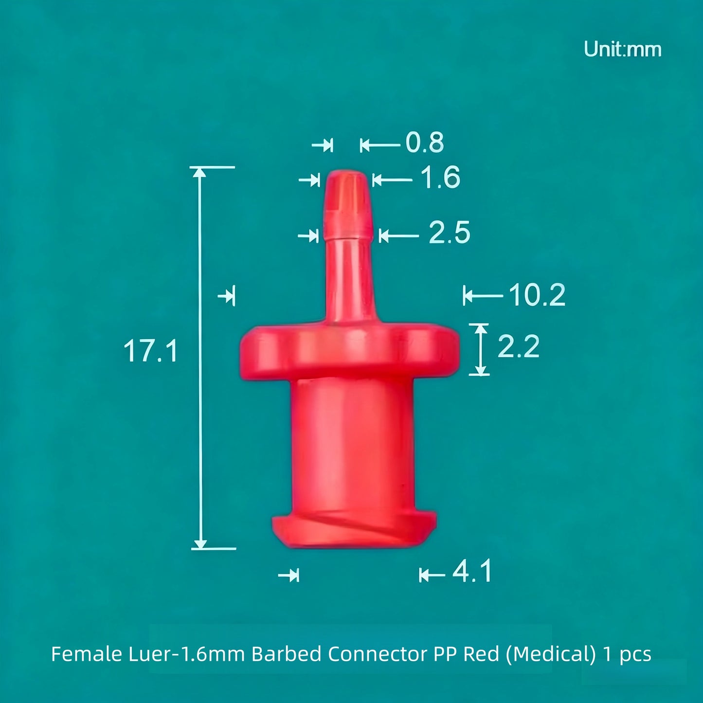 Luer Fittings Barb Luer Lock Adapters Plastic, PP, Medical Luer Fittings Tube Connection