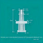 Luer Fittings Barb Luer Lock Adapters Plastic, PP, Medical Luer Fittings Tube Connection