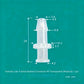Luer Fittings Barb Luer Lock Adapters Plastic, PP, Medical Luer Fittings Tube Connection