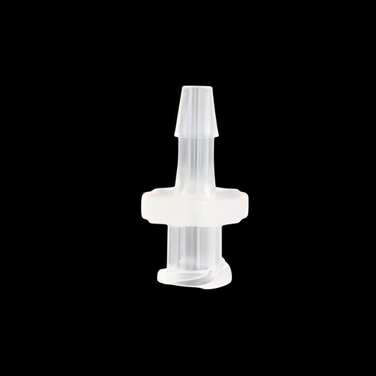 Plastic Barbed Hose Fitting Straight Connector Medical Grade PP Luer Barb Adapter
