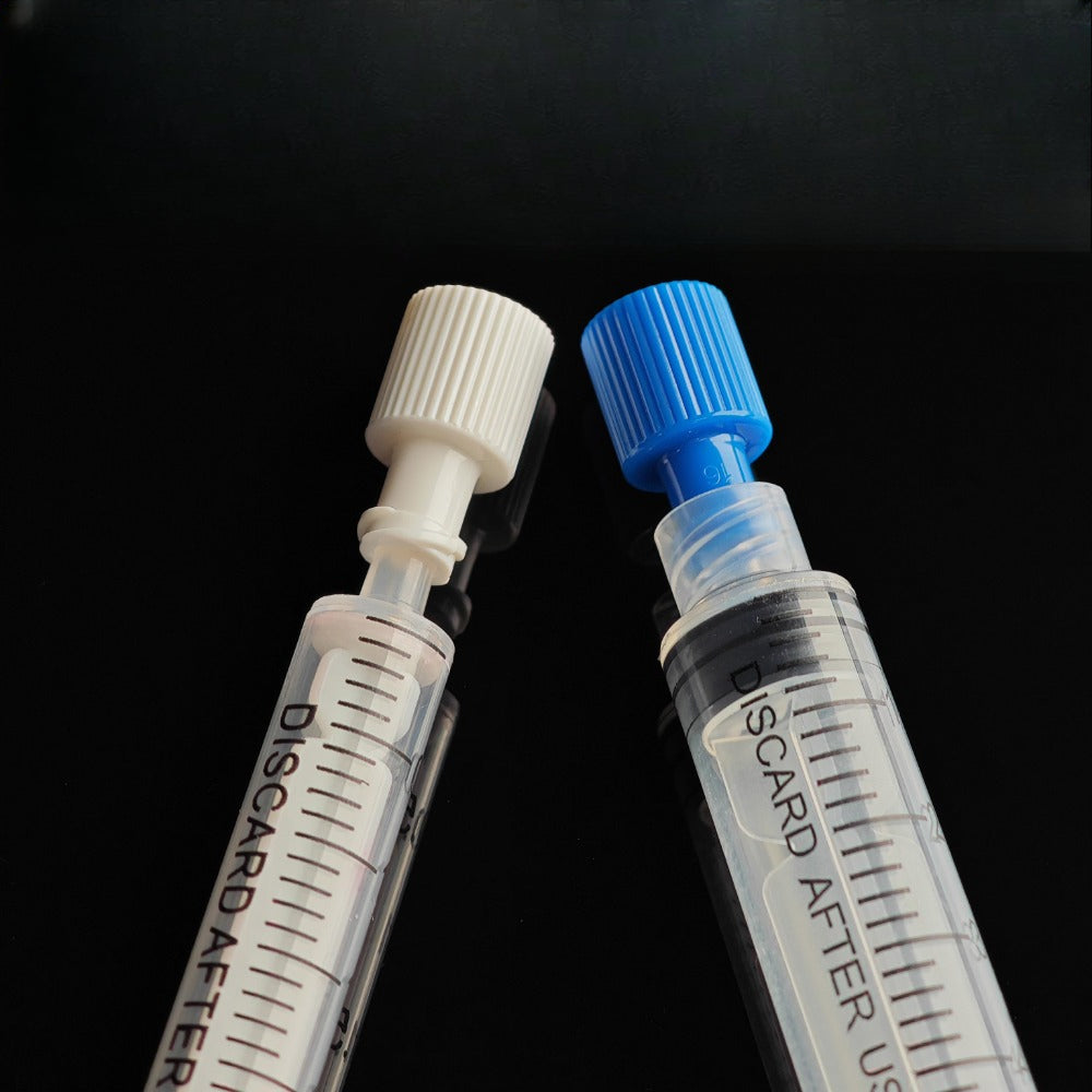 Female Male Luer Lock Stopper Plug - Syringe Cap Connector
