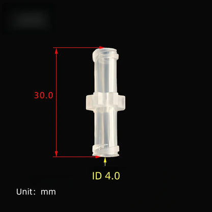 Female to Female Luer Lock Connector Extended Size, PP Non-Sterile, Bulk Pack
