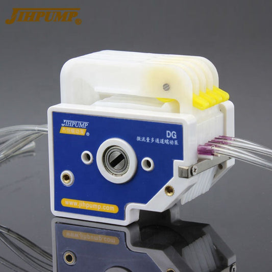 DG Micro Small Peristaltic Pump Multi Channel Head Dual Heads Multiple Lanes 2 4 8 Liquid Dispensing