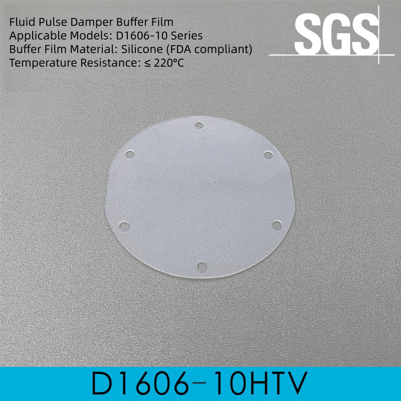 Silicone Buffer Film Gasket for D1606-6 Series-Fluid Pulse Damper