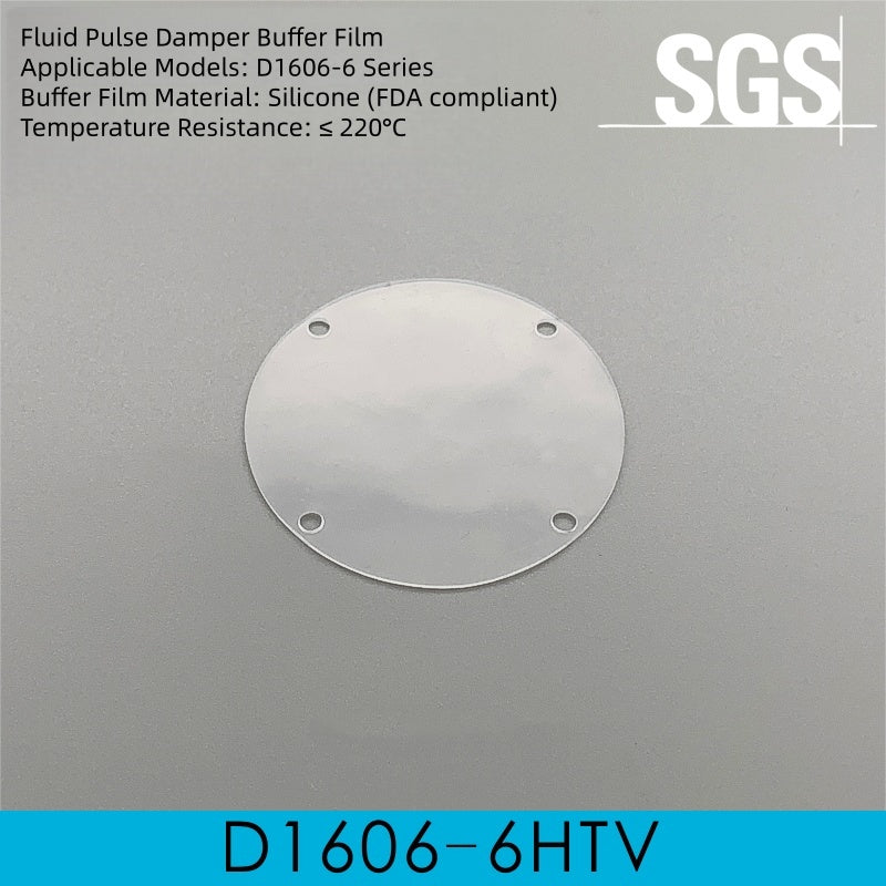Silicone Buffer Film Gasket for D1606-6 Series-Fluid Pulse Damper